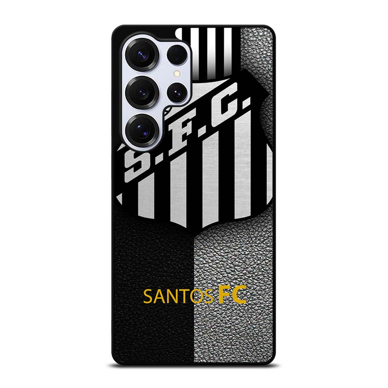 SANTOS FC FOOTBALL LEATHER LOGO Samsung Galaxy S25 Ultra Case Cover