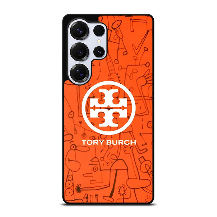 TORY BURCH ORANGE PATTERN Samsung Galaxy S25 Ultra Case Cover
