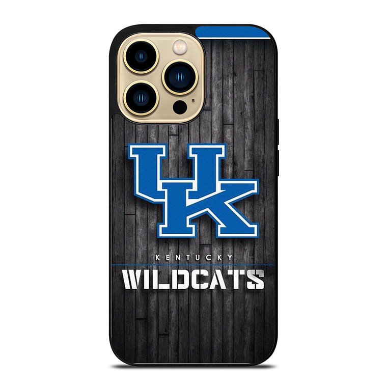KENTUCKY WILDCATS WOOD LOGO  iPhone 14 Pro Max Case Cover
