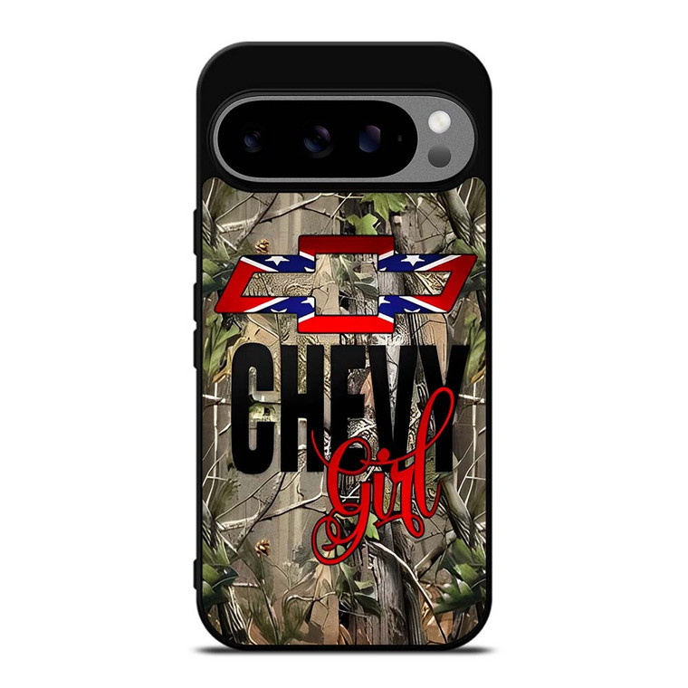 CHEVY GIRL CHEVROLET REBEL CAMO LOGO Google Pixel 9 Pro XL Case Cover