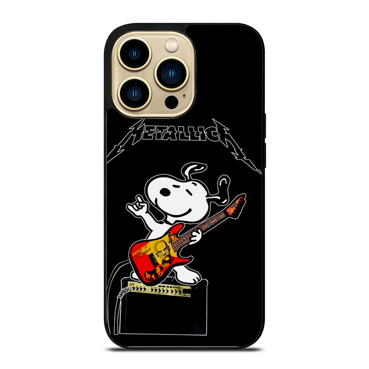 METALLICA BAND SNOOPY  iPhone 14 Pro Max Case Cover