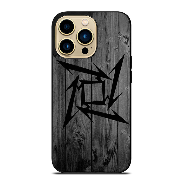 METALLICA METAL BAND WOOD ICON  iPhone 14 Pro Max Case Cover METALLICA METAL BAND WOOD ICON  iPhone 14 Pro Max Case Cover