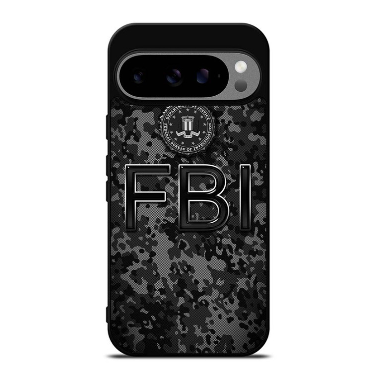 FEDERAL BUREAU OF INVESTIGATION FBI BLACK CAMO Google Pixel 9 Pro XL Case Cover