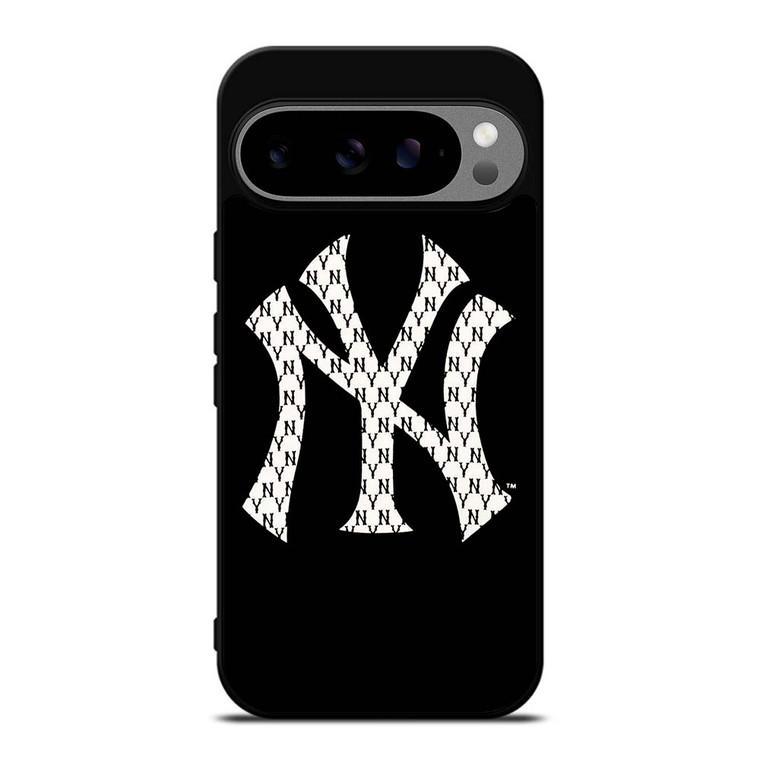 NEW YORK YANKEES NY LOGO PATTERN Google Pixel 9 Pro XL Case Cover NEW YORK YANKEES NY LOGO PATTERN Google Pixel 9 Pro XL Case Cover