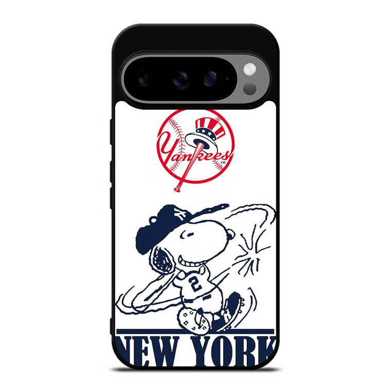 NEW YORK YANKEES SNOOPY BADGE Google Pixel 9 Pro XL Case Cover NEW YORK YANKEES SNOOPY BADGE Google Pixel 9 Pro XL Case Cover
