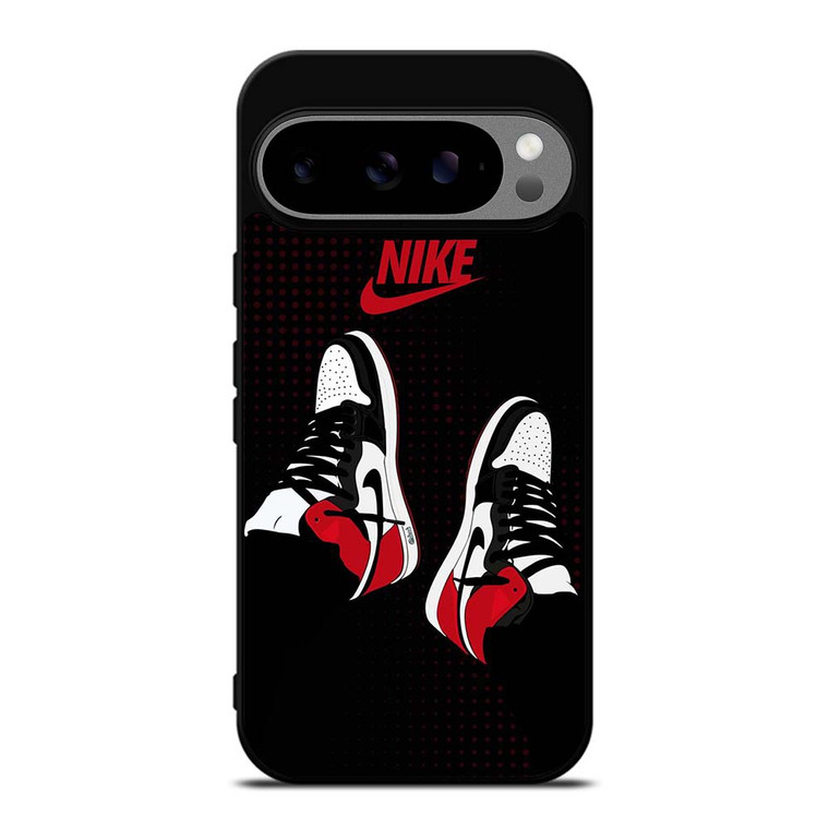 NIKE AIR JORDAN RETRO 1 RED Google Pixel 9 Pro XL Case Cover NIKE AIR JORDAN RETRO 1 RED Google Pixel 9 Pro XL Case Cover