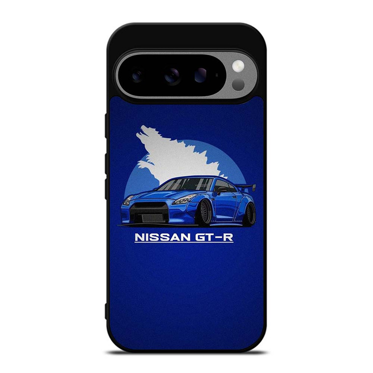 NISSAN GTR CODZILLA CARTOON Google Pixel 9 Pro XL Case Cover NISSAN GTR CODZILLA CARTOON Google Pixel 9 Pro XL Case Cover
