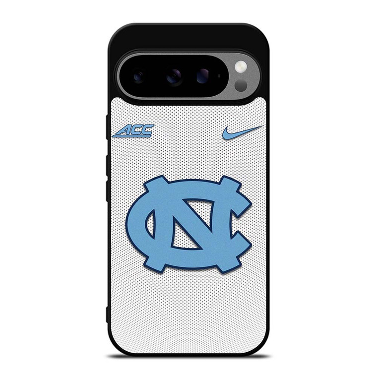 NORTH CAROLINA TAR HEELS WHITE CARBON Google Pixel 9 Pro XL Case Cover NORTH CAROLINA TAR HEELS WHITE CARBON Google Pixel 9 Pro XL Case Cover