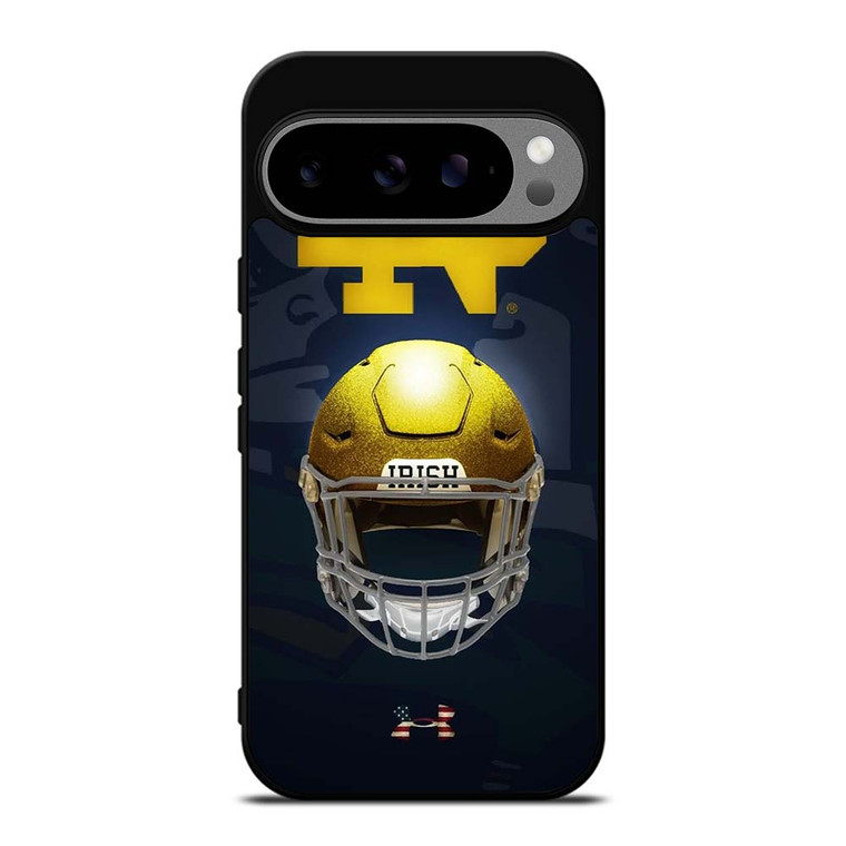 NOTRE DAME FIGHTING IRISH HELMET UNDER ARMOUR Google Pixel 9 Pro XL Case Cover NOTRE DAME FIGHTING IRISH HELMET UNDER ARMOUR Google Pixel 9 Pro XL Case Cover