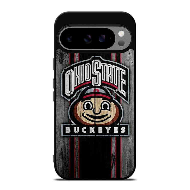 OHIO STATE BUCKEYES WOOD ICON Google Pixel 9 Pro XL Case Cover OHIO STATE BUCKEYES WOOD ICON Google Pixel 9 Pro XL Case Cover