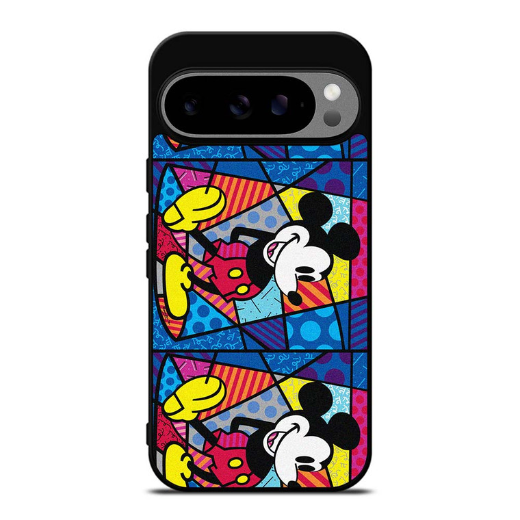 ROMERO BRITTO MICKEY MOUSE COLLAGE Google Pixel 9 Pro XL Case Cover ROMERO BRITTO MICKEY MOUSE COLLAGE Google Pixel 9 Pro XL Case Cover