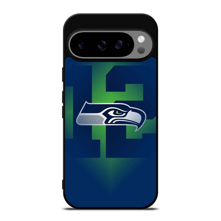 SEATTLE SEAHAWKS TWELVE MAN LOGO Google Pixel 9 Pro XL Case Cover