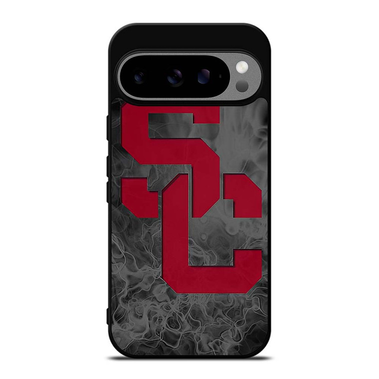 USC TROJANS FOOTBALL SMOKED LOGO Google Pixel 9 Pro XL Case Cover
