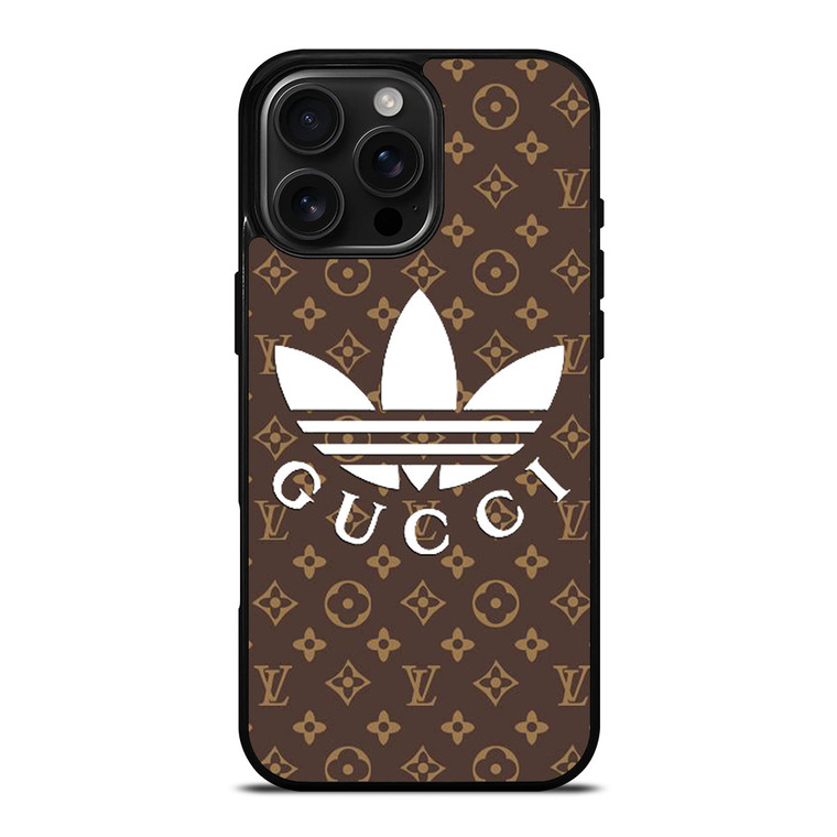 ADIDAS X GUCCI X LOUIS VUITTON PATTERN iPhone 16 Pro Max Case Cover