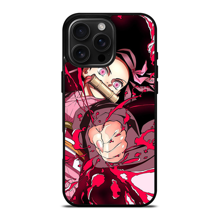 ANIME KIMETSU NO YAIBE DEMON SLAYER NEZUKO KAMADO iPhone 16 Pro Max Case Cover