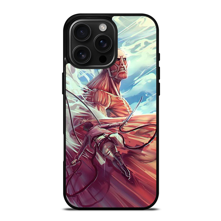 ATTACK ON TITAN COLOSSAL iPhone 16 Pro Max Case Cover