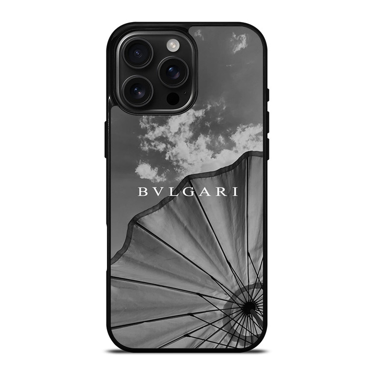 BULGARI BVLGARI LOGO UMBRELLA iPhone 16 Pro Max Case Cover