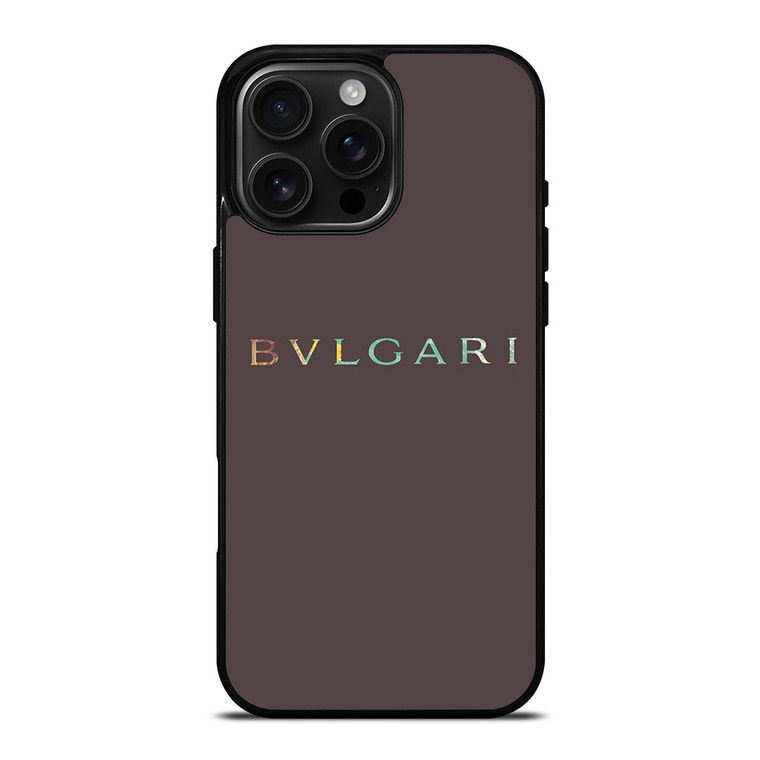 BULGARI BVLGARI LOGO iPhone 16 Pro Max Case Cover
