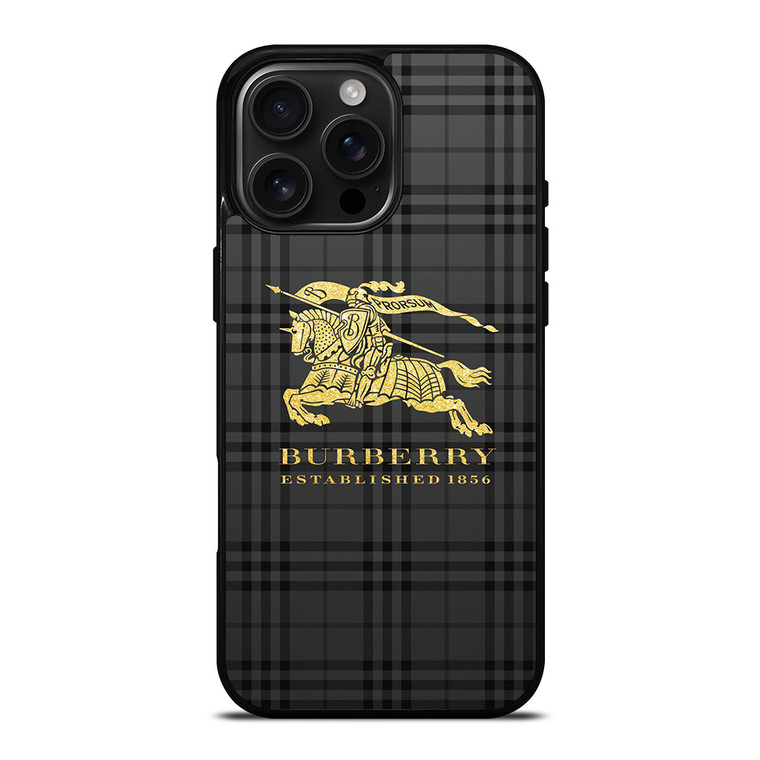 BURBERRY LONDON LOGO iPhone 16 Pro Max Case Cover