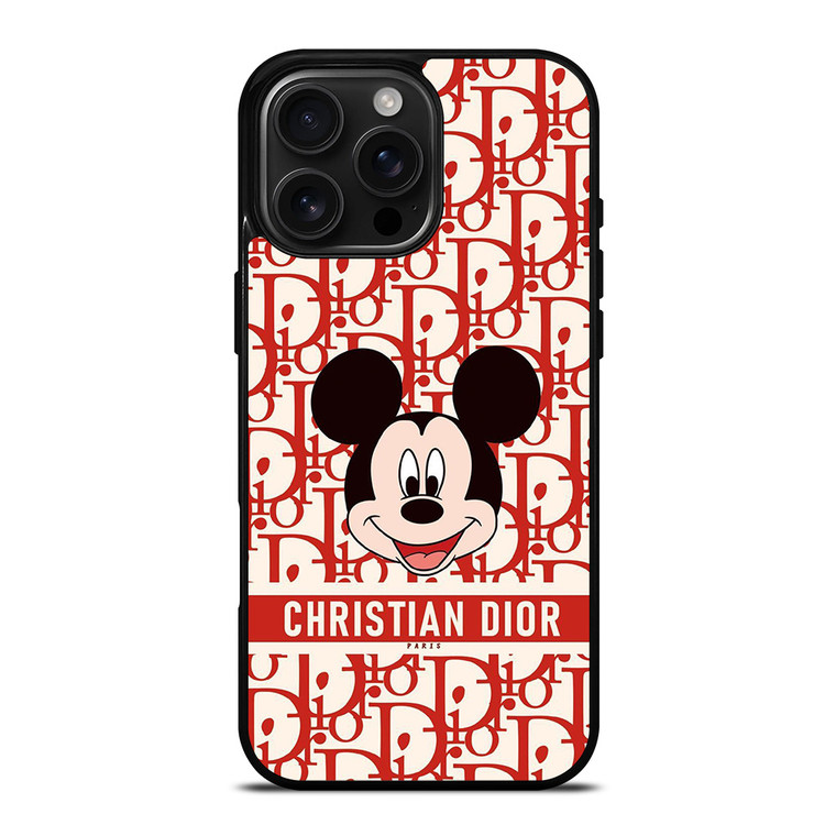 CHRISTIAN DIOR MICKEY MOUSE iPhone 16 Pro Max Case Cover
