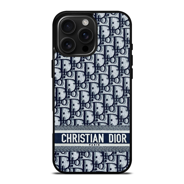 CHRISTIAN DIOR PARIS MONOGRAM iPhone 16 Pro Max Case Cover