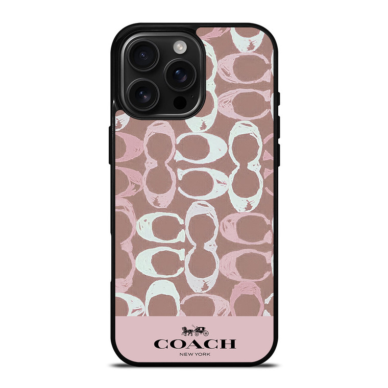 COACH NEW YORK LOGO FASHION ART PATTERN iPhone 16 Pro Max Case Cover