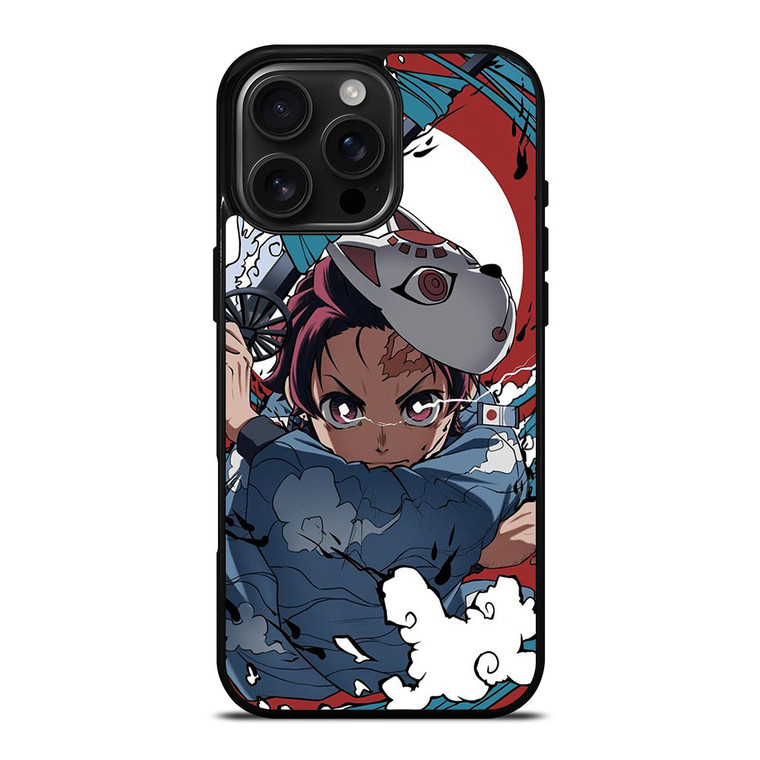 DEMON SLAYER TANJIRO ANIME iPhone 16 Pro Max Case Cover