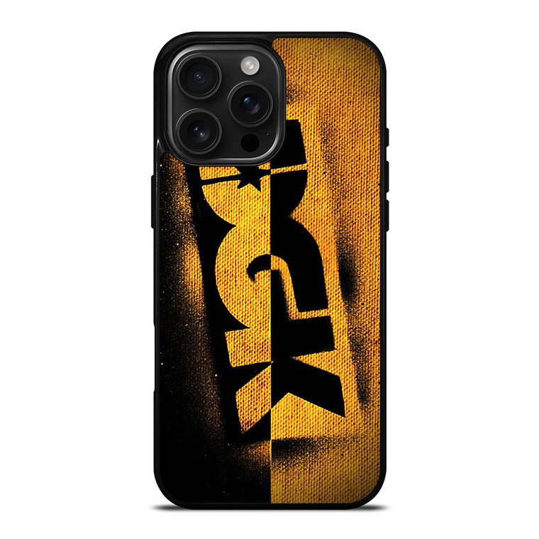 DGK SKATEBOARDING YELLOW LOGO iPhone 16 Pro Max Case Cover