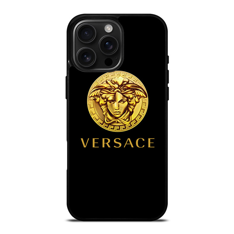 GOLDEN MEDUSA VERSACE ICON EMBLEM iPhone 16 Pro Max Case Cover