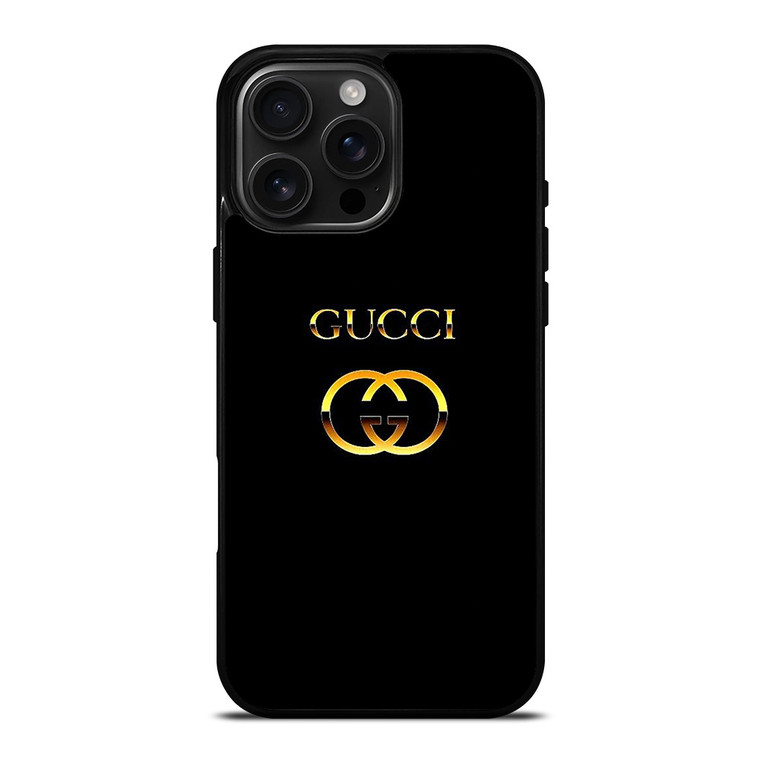 GUCCI LOGO GOLDEN ICON EMBLEM iPhone 16 Pro Max Case Cover