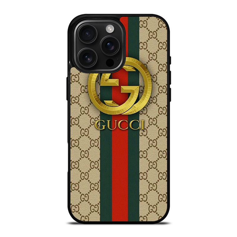 GUCCI LOGO GUCCI ICON PATTERN iPhone 16 Pro Max Case Cover