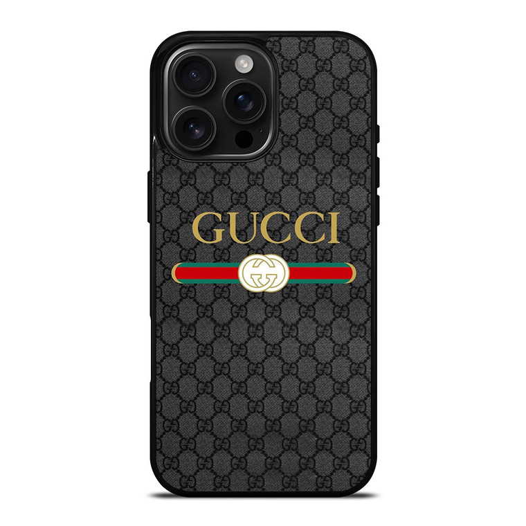 GUCCI LOGO ICON PATTERN iPhone 16 Pro Max Case Cover GUCCI LOGO ICON PATTERN iPhone 16 Pro Max Case Cover