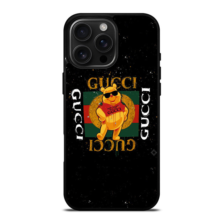 GUCCI LOGO X WINNIE THE POOH DISNEY ICON iPhone 16 Pro Max Case Cover