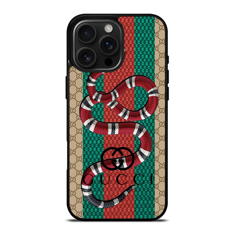 GUCCI SNAKE LOGO iPhone 16 Pro Max Case Cover
