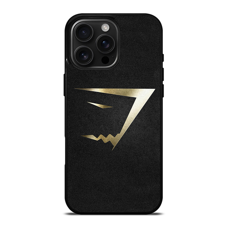 GYMSHARK LOGO GOLD iPhone 16 Pro Max Case Cover