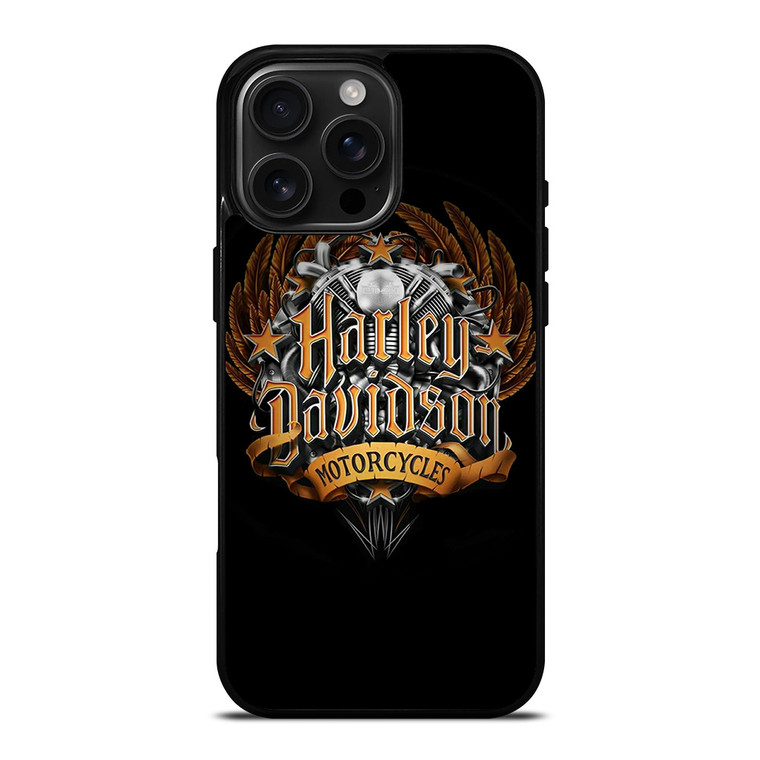 HARLEY DAVIDSON CUSTOM LOGO iPhone 16 Pro Max Case Cover