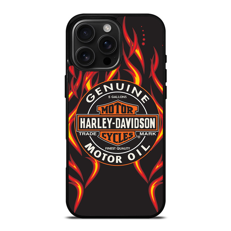 HARLEY DAVIDSON GENUINE MOTOR OIL BADGE iPhone 16 Pro Max Case Cover