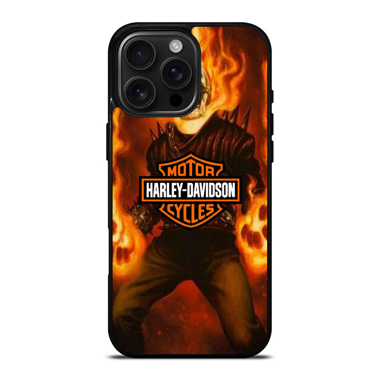 HARLEY DAVIDSON GHOST RIDER iPhone 16 Pro Max Case Cover