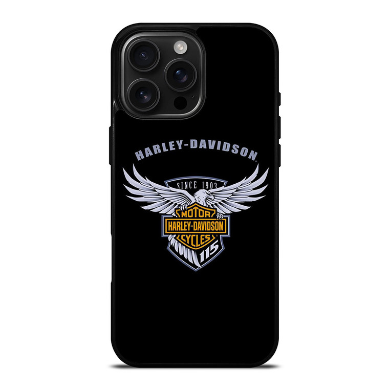 HARLEY DAVIDSON MOTOR SINCE 1903 iPhone 16 Pro Max Case Cover