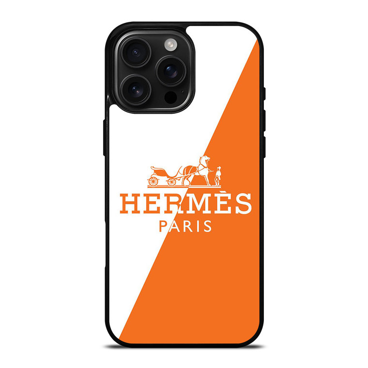 HERMES PARIS LOGO SLICE iPhone 16 Pro Max Case Cover HERMES PARIS LOGO SLICE iPhone 16 Pro Max Case Cover