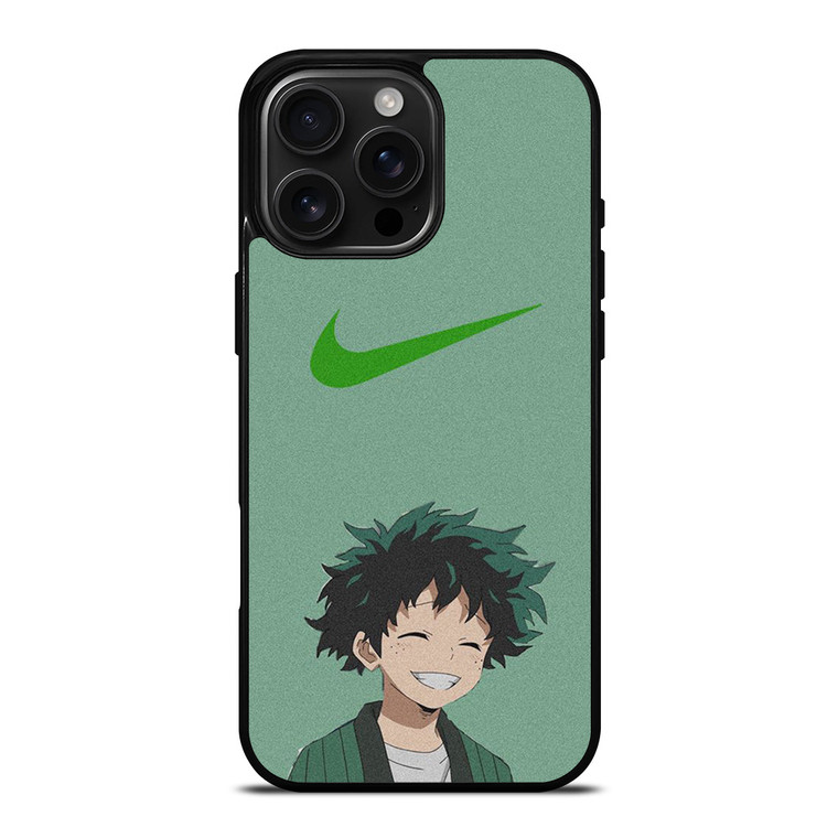 IZUKU MIDORIYA MY HERO ACADEMIA NIKE iPhone 16 Pro Max Case Cover