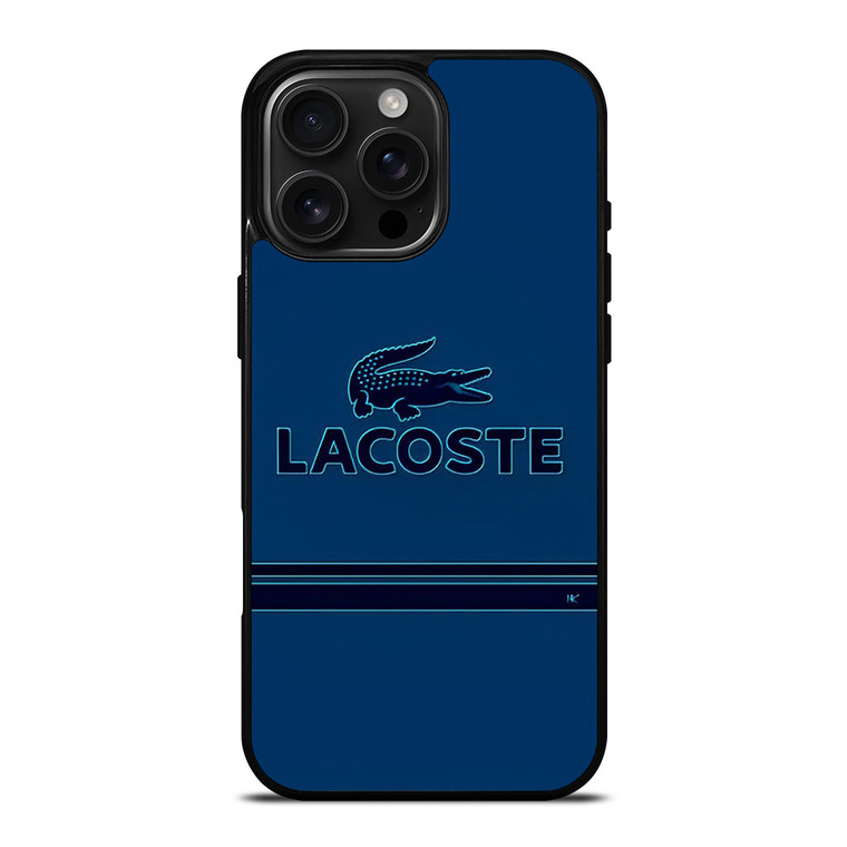 LACOSTE CLOTHING LOGO iPhone 16 Pro Max Case Cover LACOSTE CLOTHING LOGO iPhone 16 Pro Max Case Cover