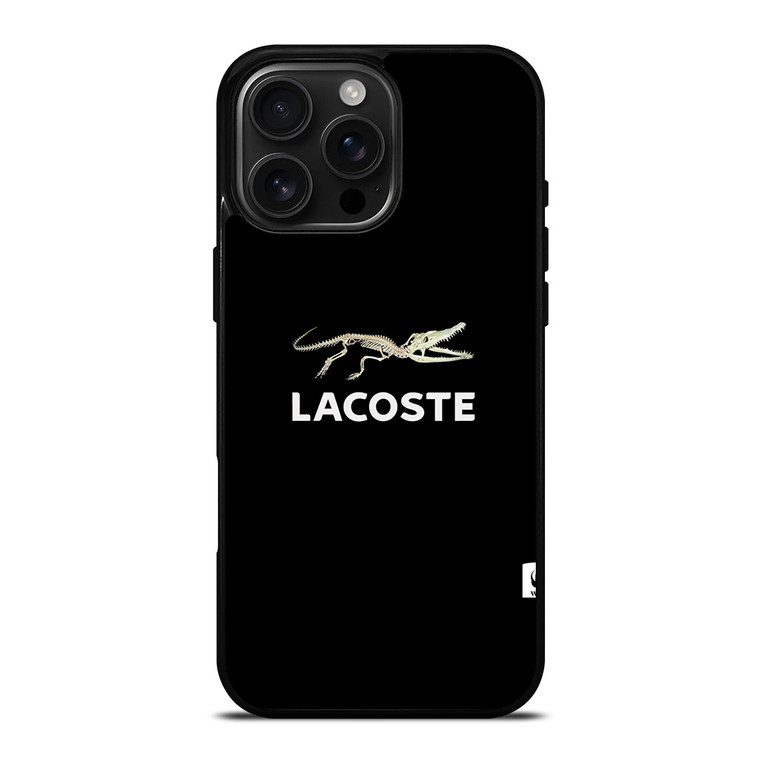 LACOSTE LOGO SKULL iPhone 16 Pro Max Case Cover