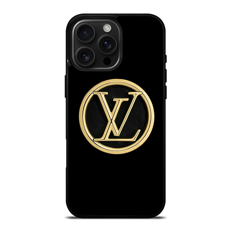 LOUIS VUITTON LV ROUND METAL LOGO iPhone 16 Pro Max Case Cover LOUIS VUITTON LV ROUND METAL LOGO iPhone 16 Pro Max Case Cover
