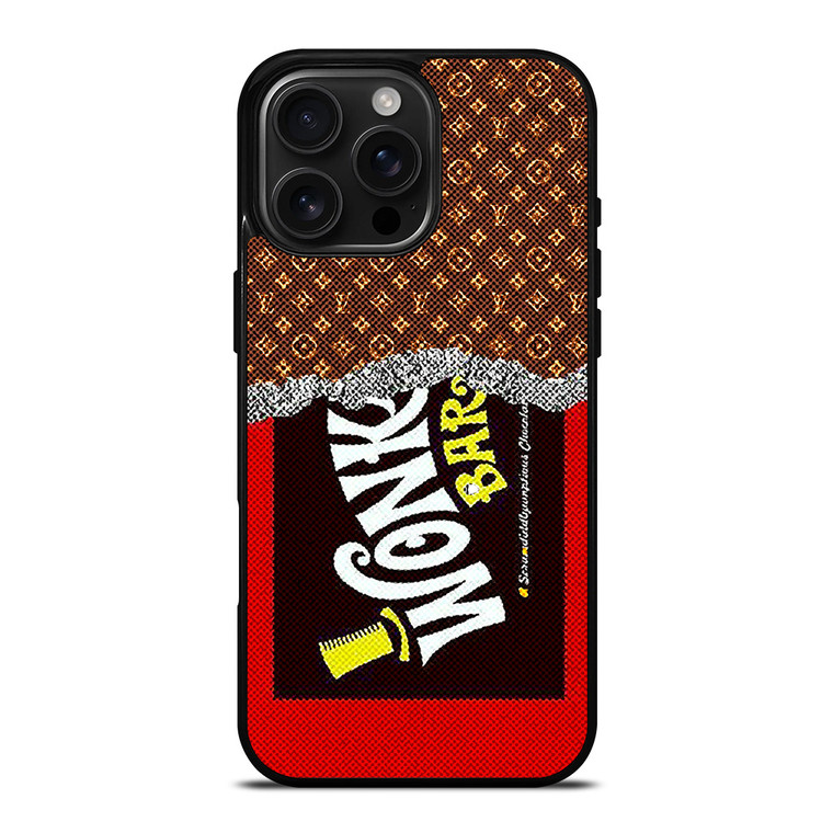 LOUIS VUITTON X WONKA CHOCOLATE BAR iPhone 16 Pro Max Case Cover LOUIS VUITTON X WONKA CHOCOLATE BAR iPhone 16 Pro Max Case Cover