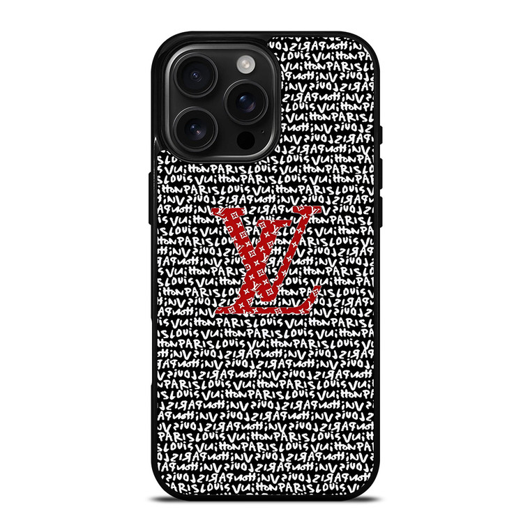 LV LOUIS VUITTON PARIS PATTERN LOGO iPhone 16 Pro Max Case Cover LV LOUIS VUITTON PARIS PATTERN LOGO iPhone 16 Pro Max Case Cover