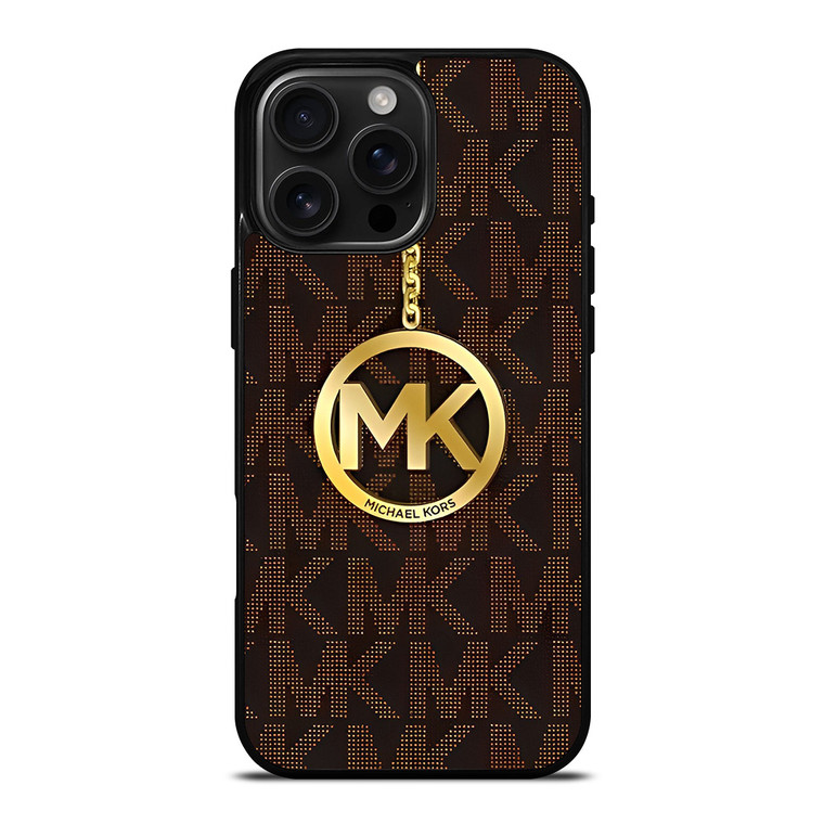 MICHAEL KORS MK GOLD EMBLEM iPhone 16 Pro Max Case Cover MICHAEL KORS MK GOLD EMBLEM iPhone 16 Pro Max Case Cover
