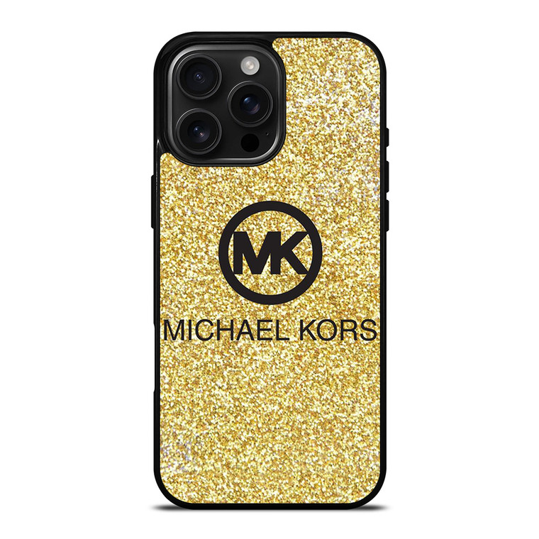 MICHAEL KORS MK GOLD LOGO ICON iPhone 16 Pro Max Case Cover MICHAEL KORS MK GOLD LOGO ICON iPhone 16 Pro Max Case Cover