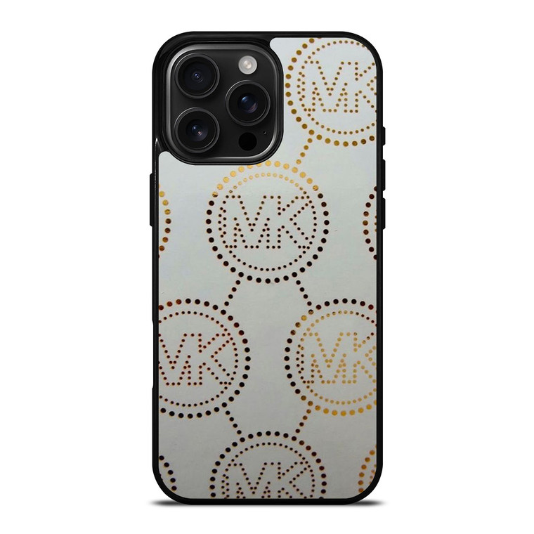 MICHAEL KORS MK LOGO GOLD ICON iPhone 16 Pro Max Case Cover MICHAEL KORS MK LOGO GOLD ICON iPhone 16 Pro Max Case Cover