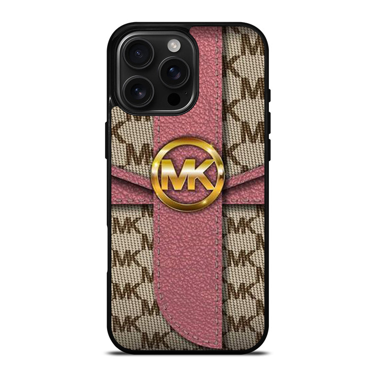 MICHAEL KORS MK LOGO PINK BAG iPhone 16 Pro Max Case Cover MICHAEL KORS MK LOGO PINK BAG iPhone 16 Pro Max Case Cover